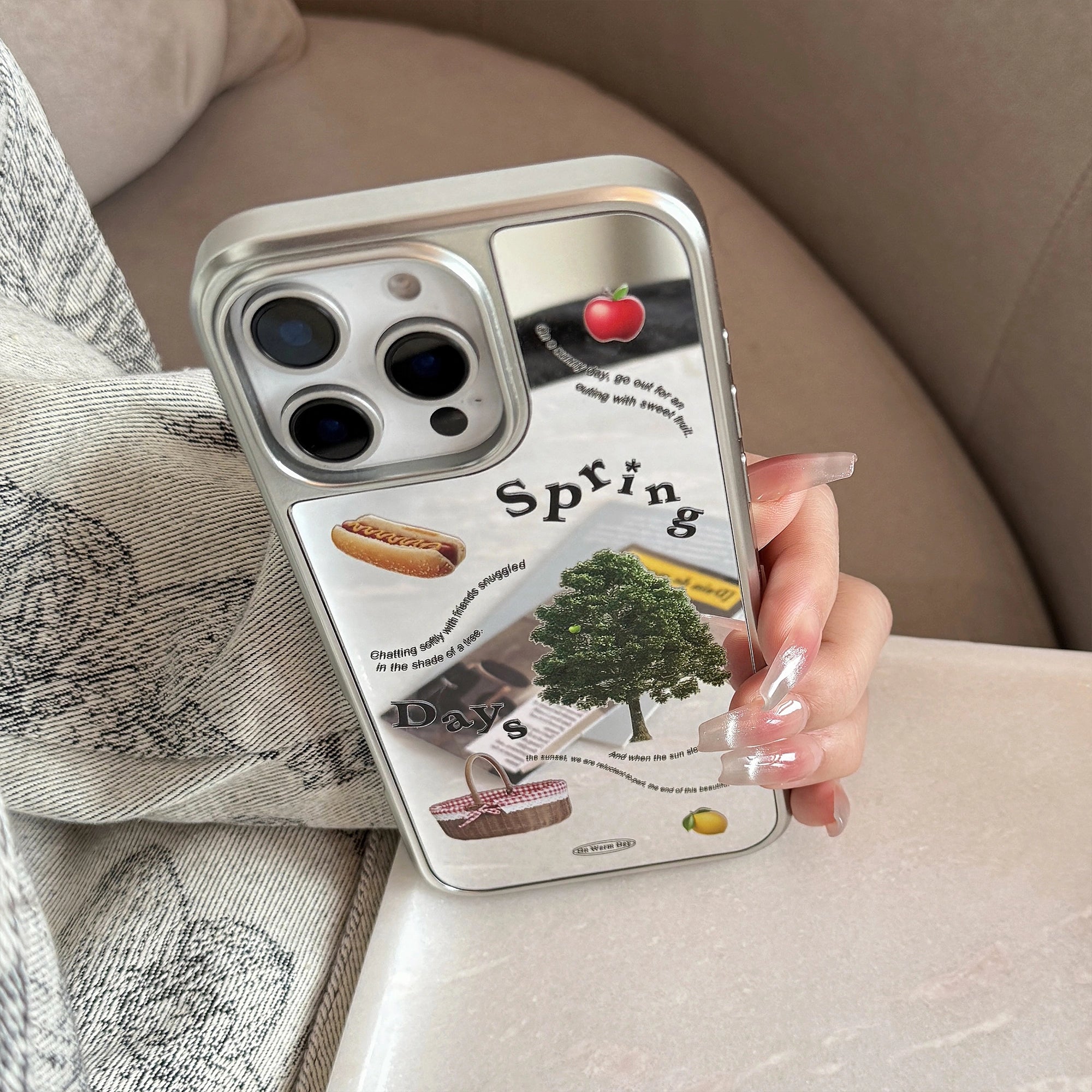 Picnic in the Woods - iPhone Case